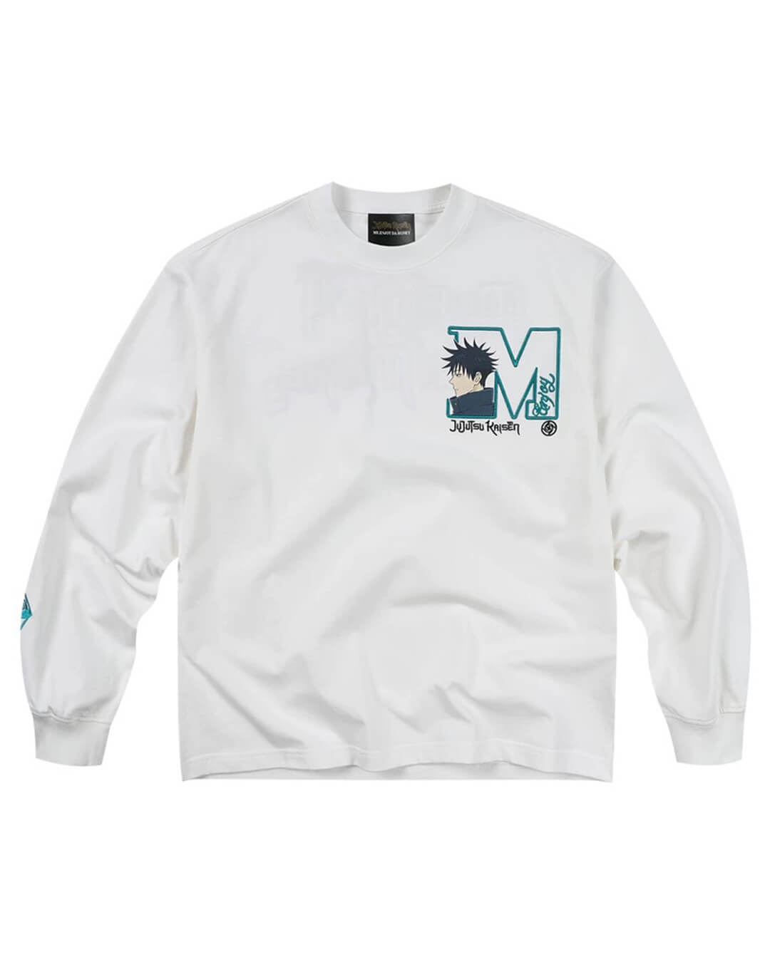 MEDM × Jujutsu Kaisen Big M Logo Character Print Embroidered Long Sleeve Tee