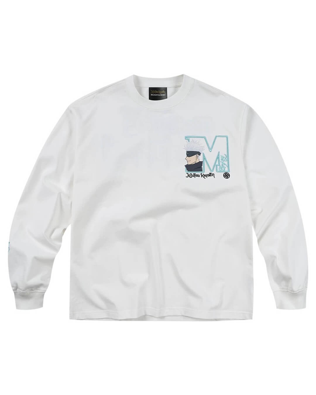 MEDM × Jujutsu Kaisen Big M Logo Character Print Embroidered Long Sleeve Tee