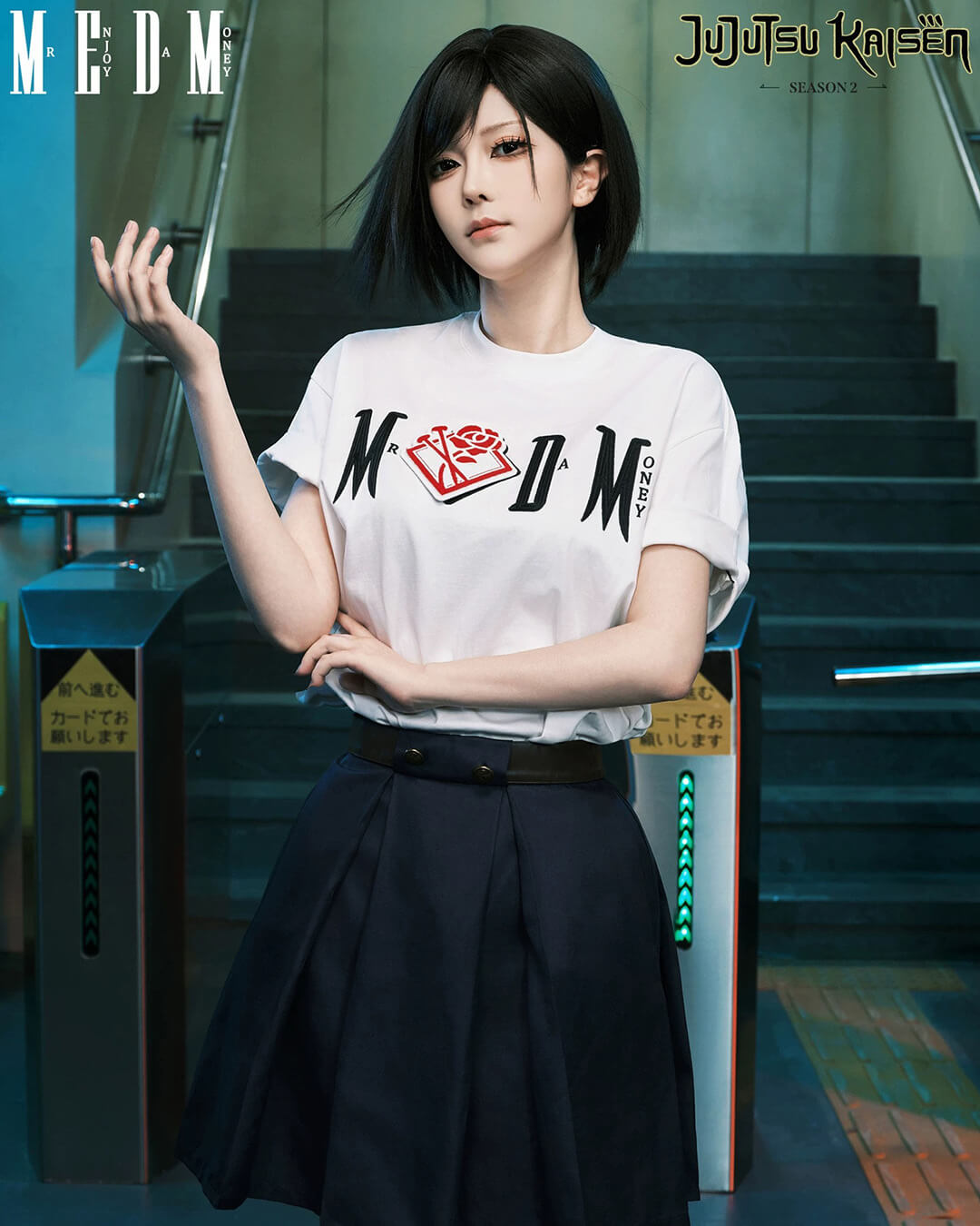 MEDM × Jujutsu Kaisen Character Icon Velcro Tee