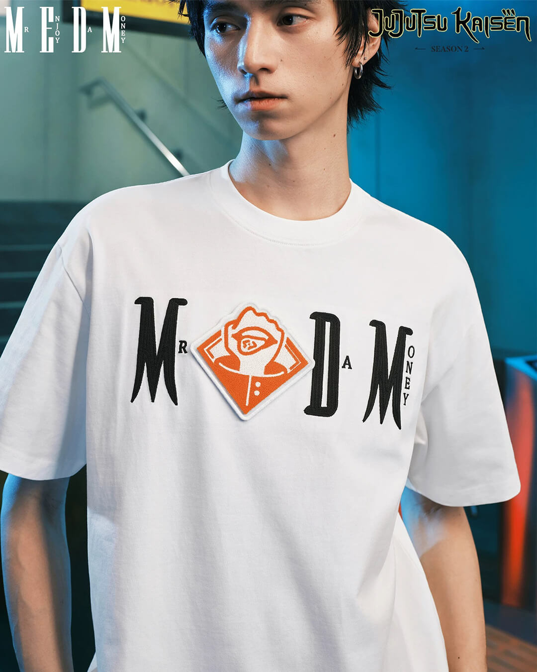 MEDM × Jujutsu Kaisen Character Icon Velcro Tee