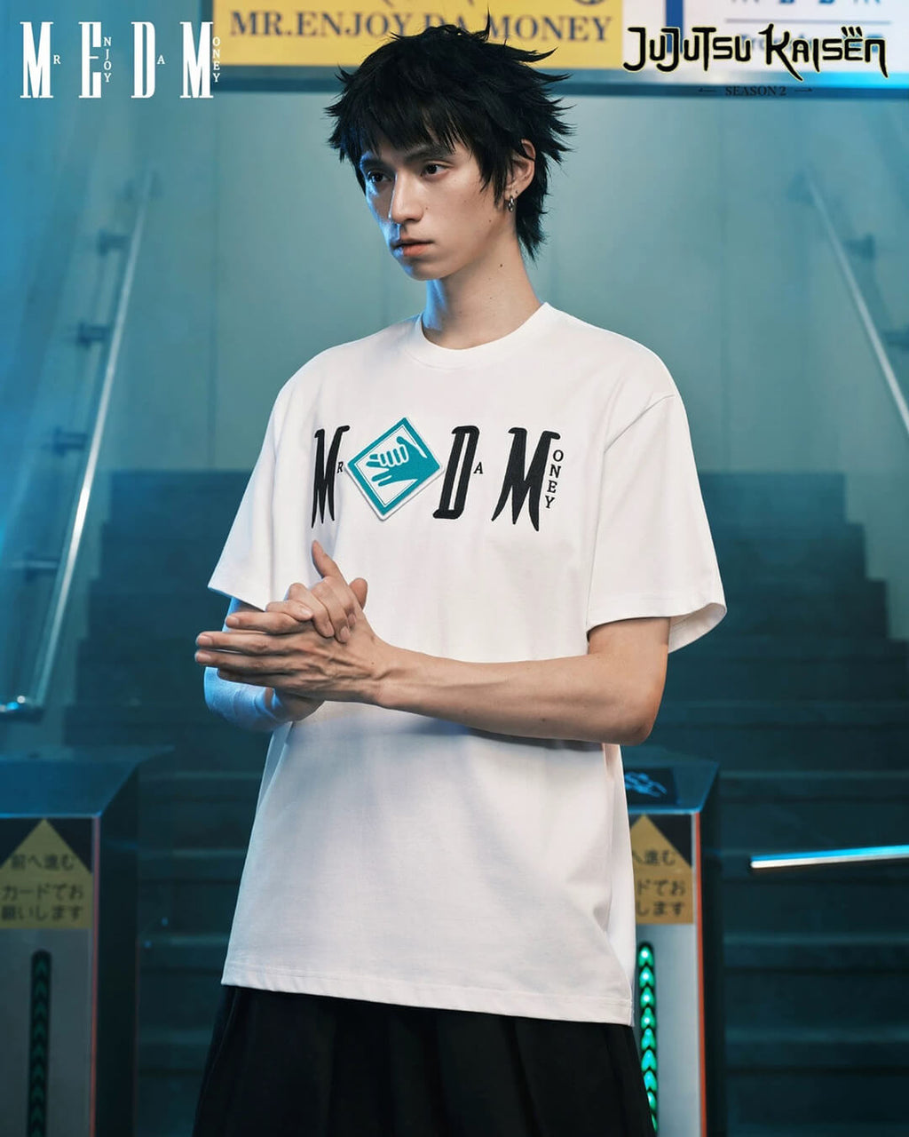 MEDM × Jujutsu Kaisen Character Icon Velcro Tee