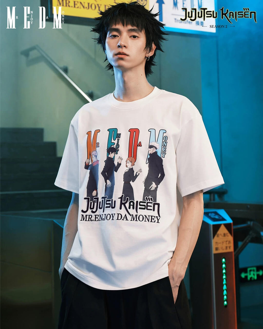 MEDM × Jujutsu Kaisen Character Multi Print Tee
