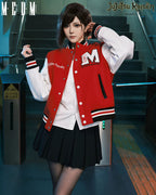 MEDM × Jujutsu Kaisen Character Patch Varsity Jacket