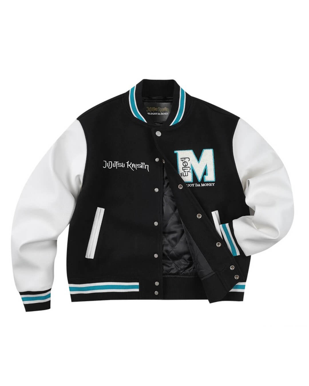 MEDM × Jujutsu Kaisen Character Patch Varsity Jacket