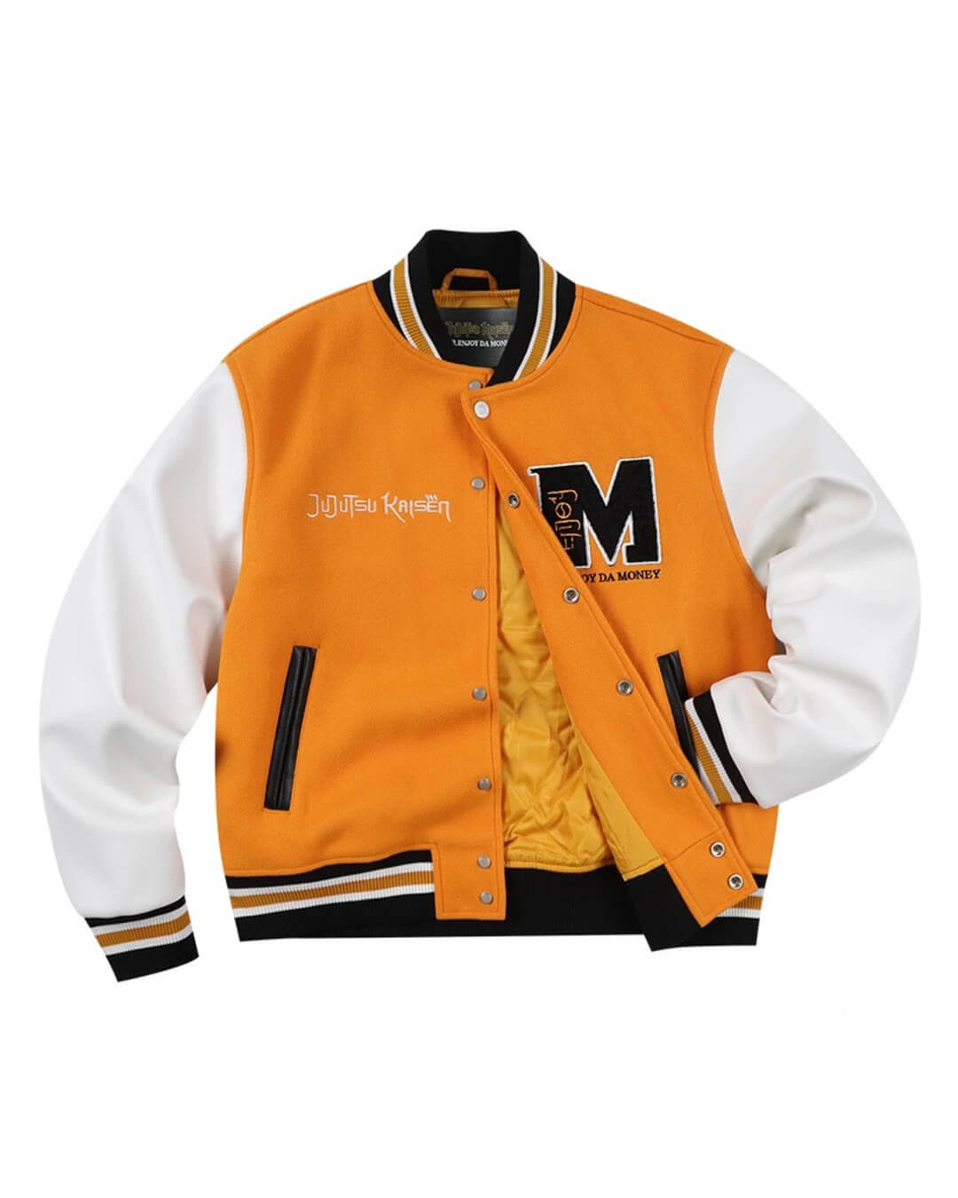 MEDM × Jujutsu Kaisen Character Patch Varsity Jacket