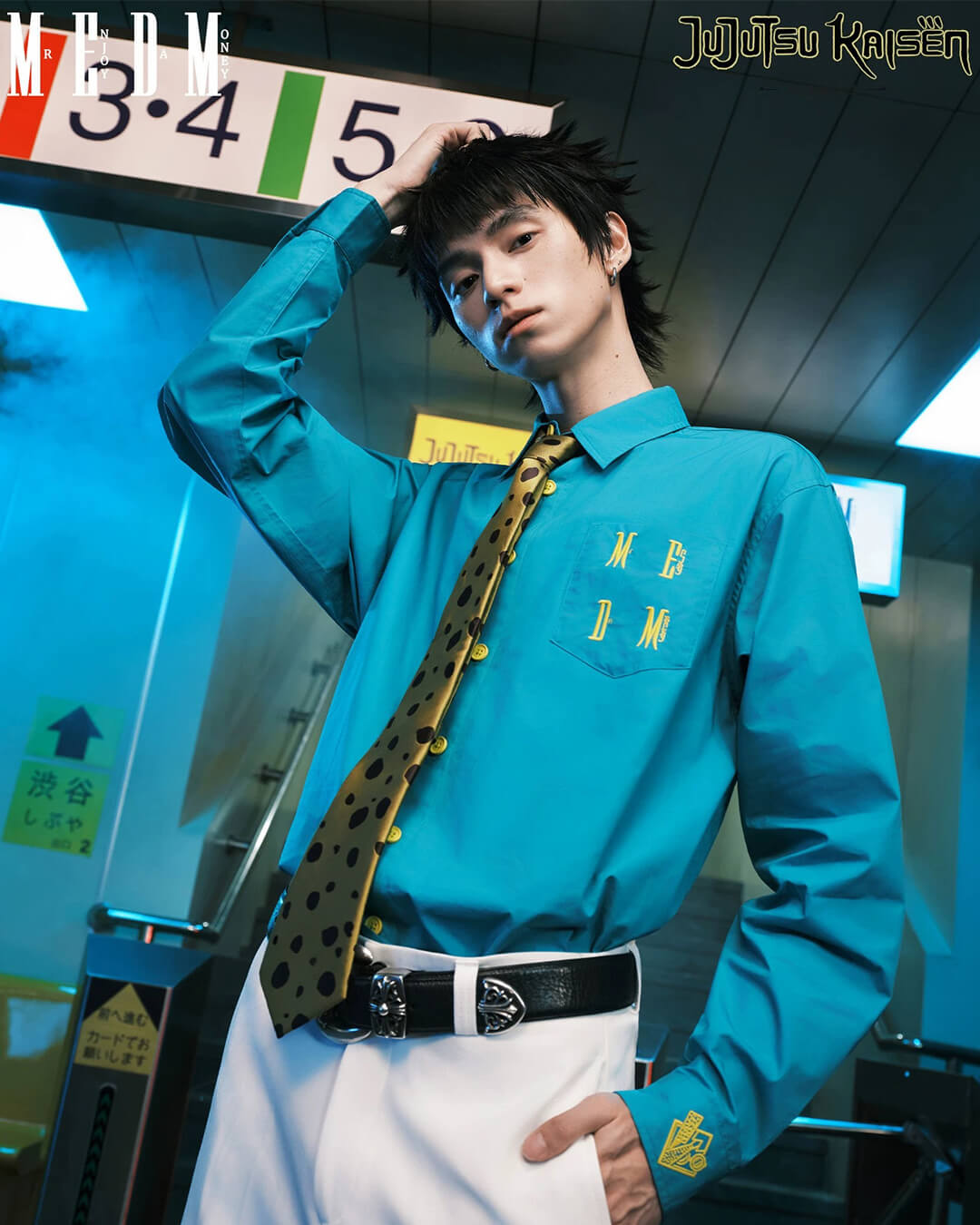 MEDM × Jujutsu Kaisen Kento Nanami Inspired Long Sleeve Shirt