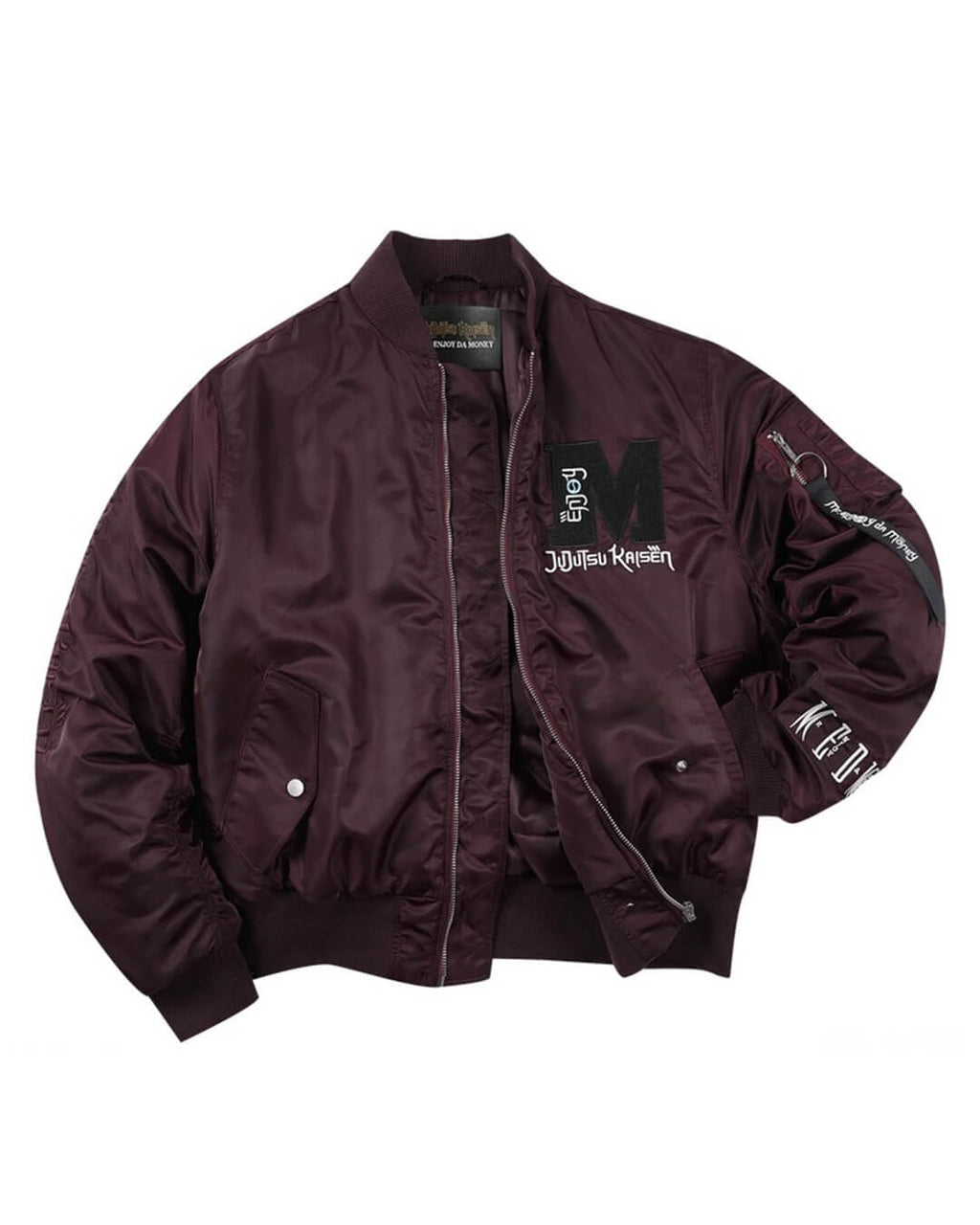 MEDM × Jujutsu Kaisen Prison Realm Print Patch MA-1 Bomber Jacket