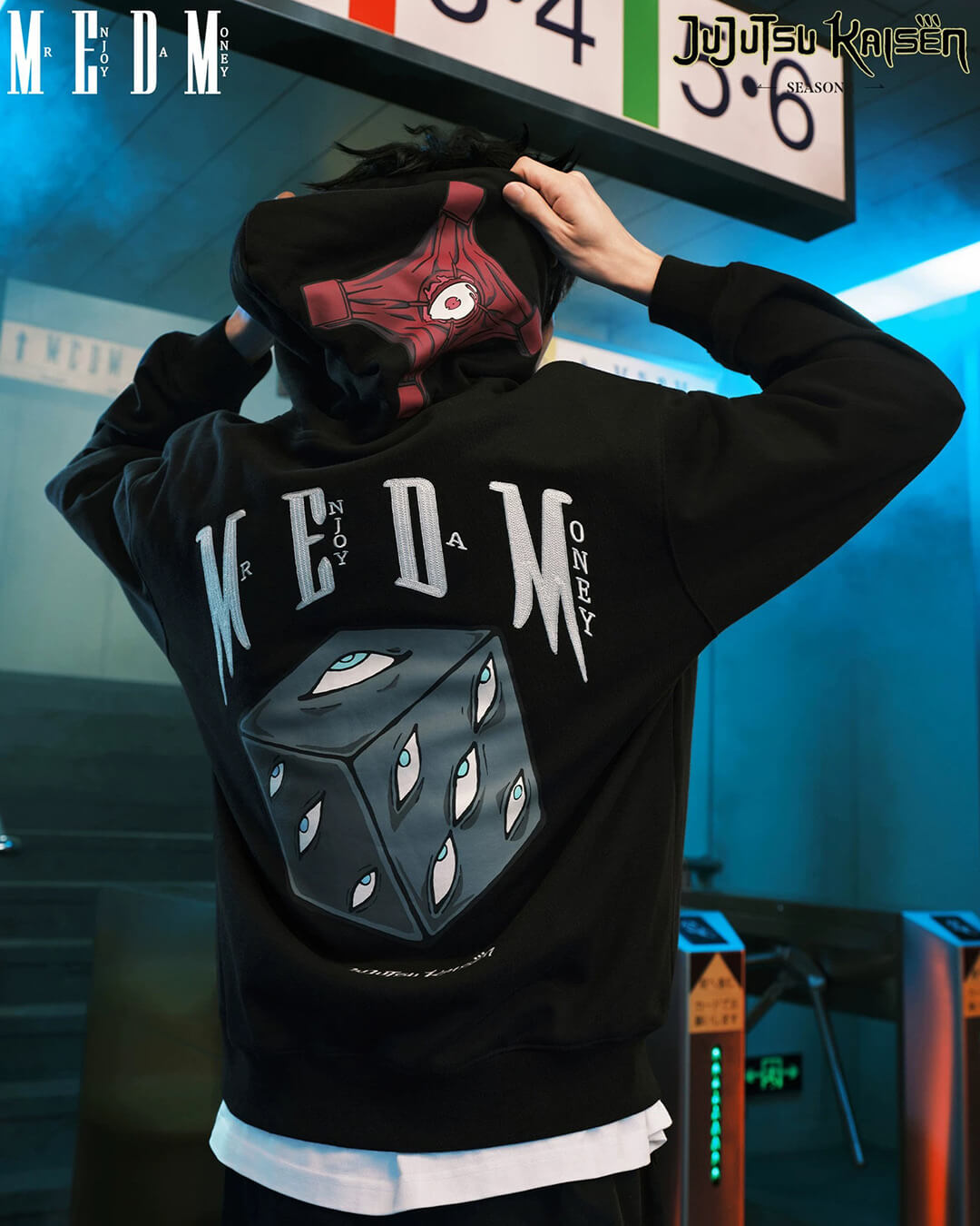 MEDM × Jujutsu Kaisen Prison Realm Zip Up Hoodie