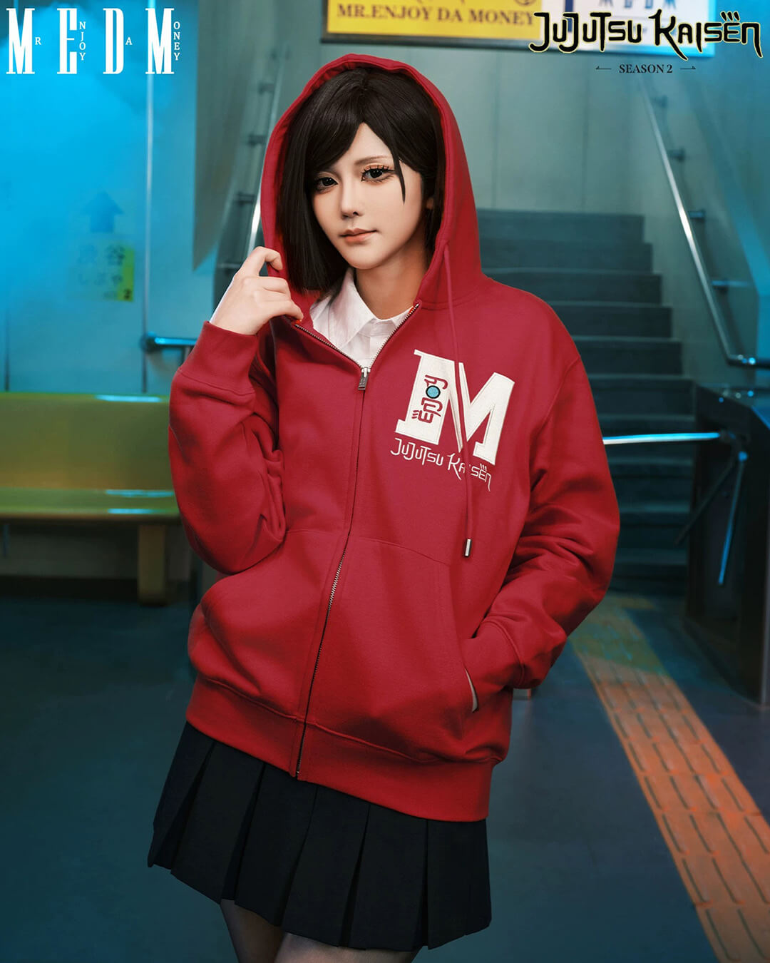 MEDM × Jujutsu Kaisen Prison Realm Zip Up Hoodie