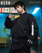MEDM × Jujutsu Kaisen Satoru Gojo Print Patch MA-1 Bomber Jacket