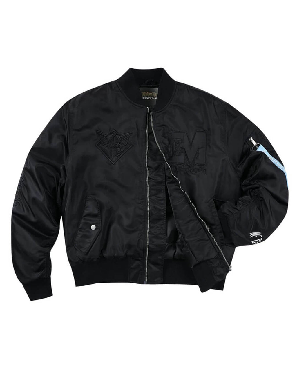 MEDM × Jujutsu Kaisen Satoru Gojo Print Patch MA-1 Bomber Jacket