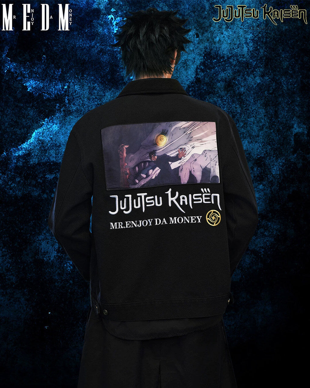 MEDM × Jujutsu Kaisen Suguru Geto Print Patch Embroidered Detroit Jacket