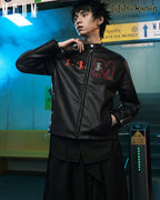 MEDM × Jujutsu Kaisen Sukuna Patch PU Leather Jacket