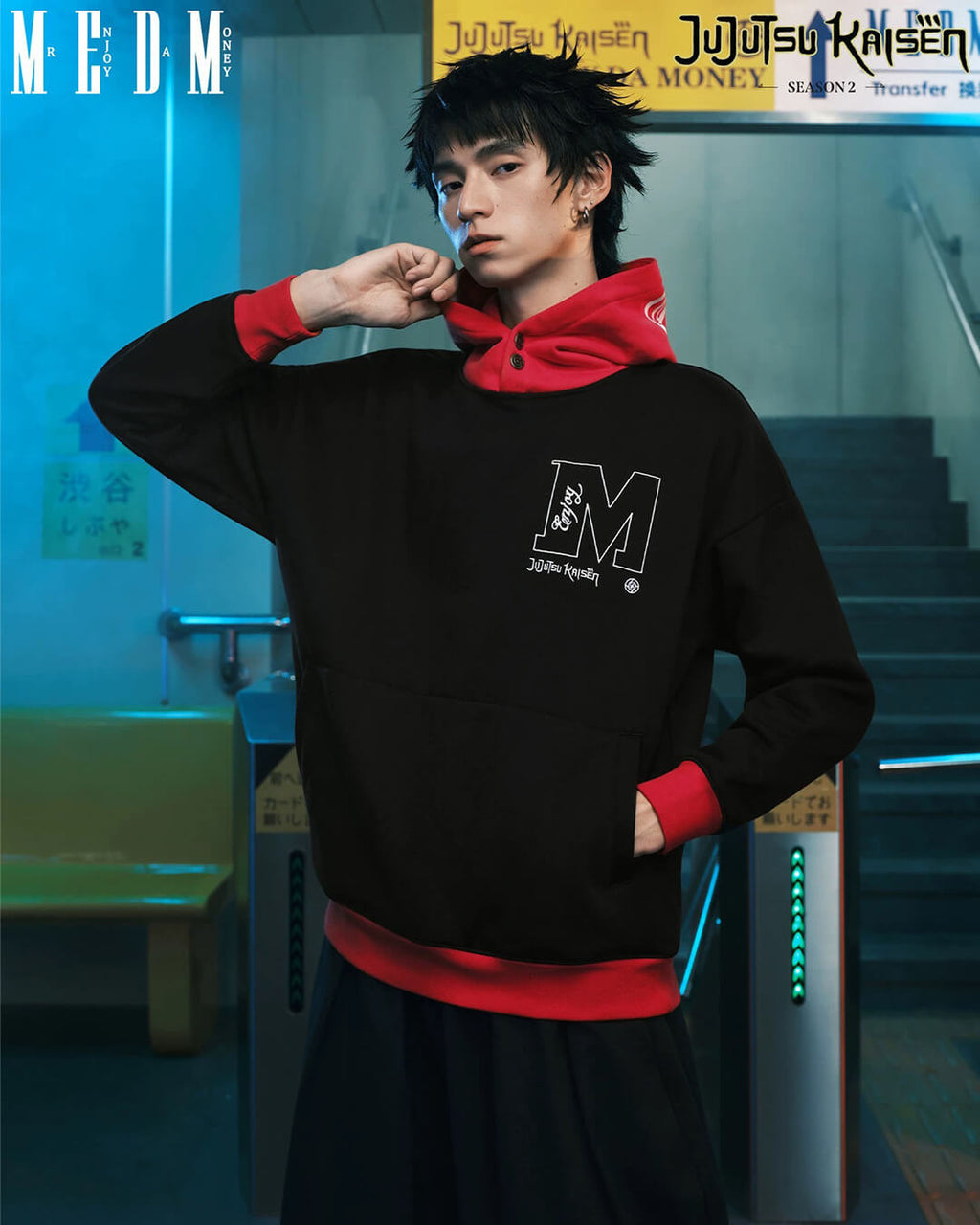 MEDM × Jujutsu Kaisen Yuji Itadori Colorblock Hoodie