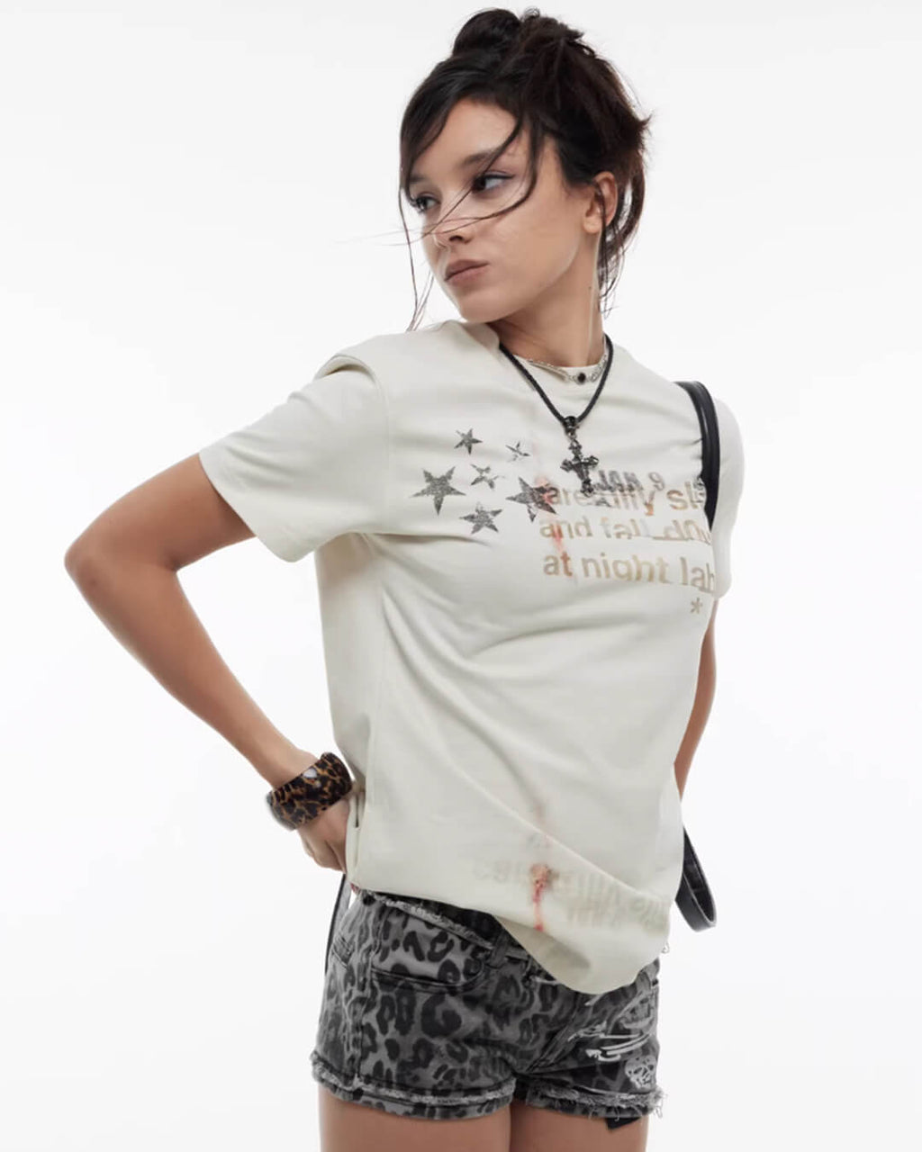 Night Lab Distorted Star Graphic Tee
