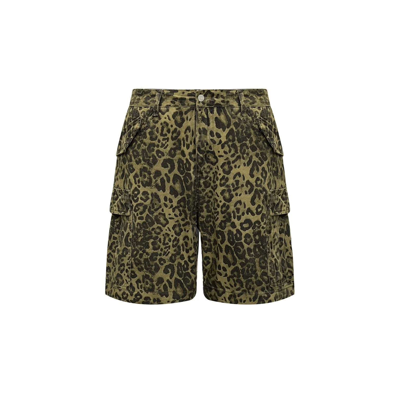 S45 Leopard Cargo Shorts