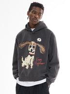 EMPTY REFERENCE Hand Painted Cute Puppy Hoodie