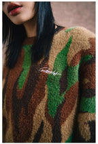 Remedy Flame Camouflage Knit Sweater