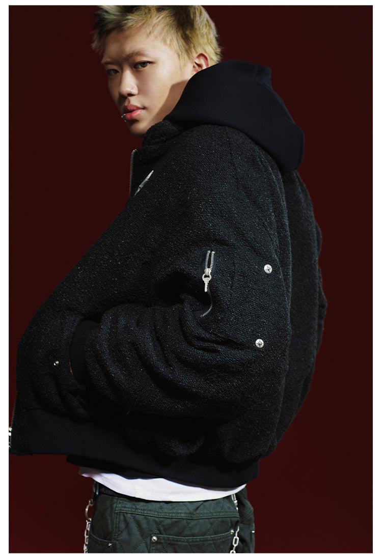 Remedy Textured MA-1 Bomber Jacket