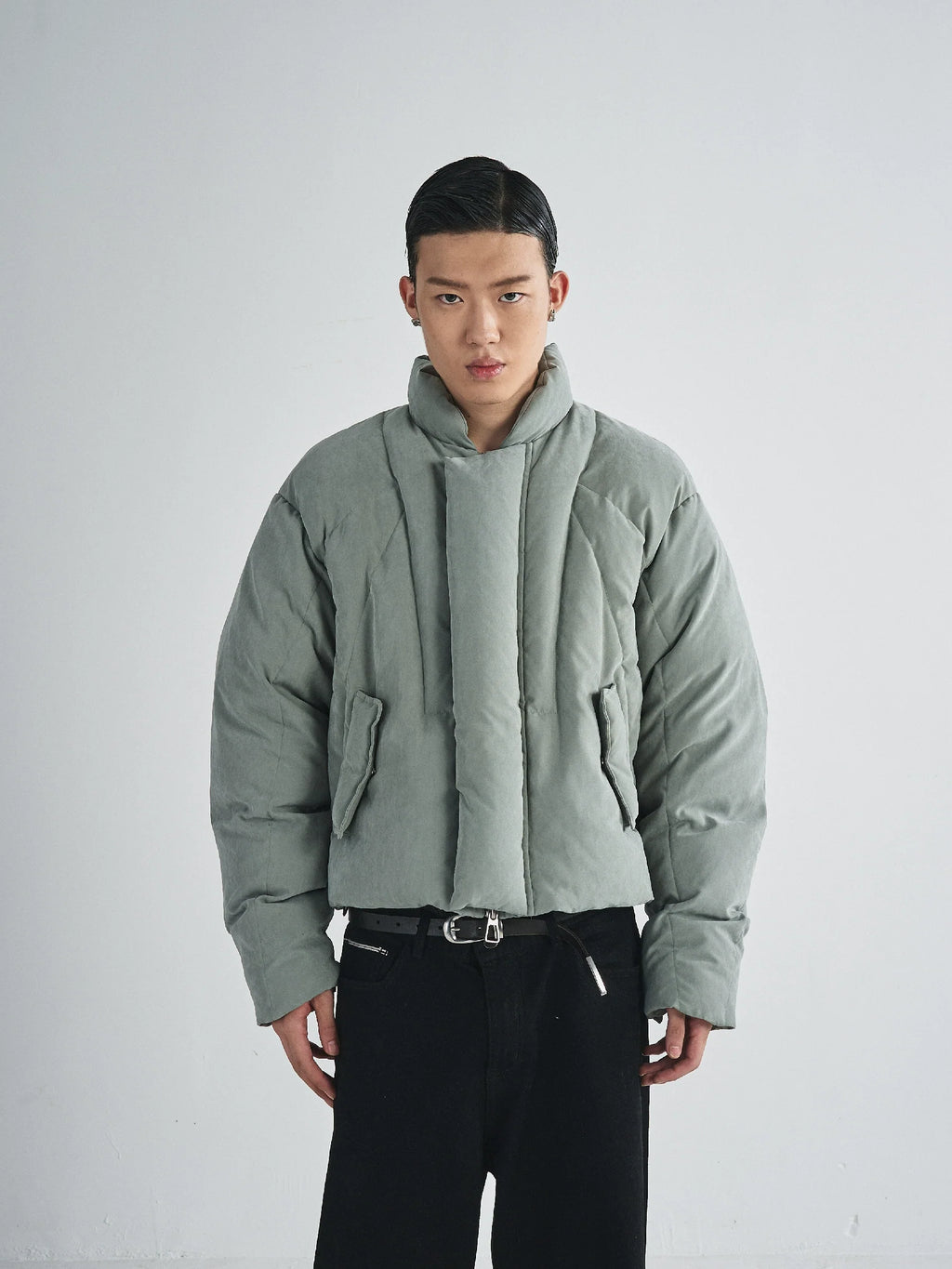 RUSURE Brushed Short Down Jacket