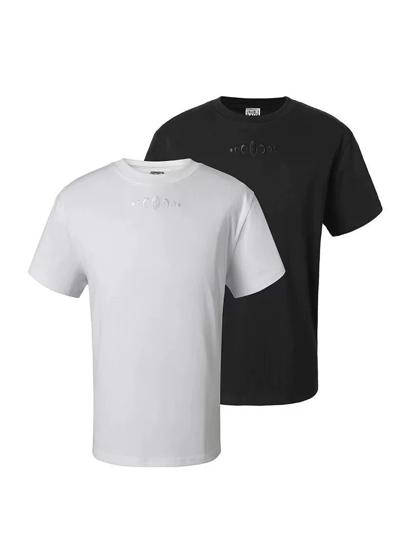 KARMANISTIC Standard Logo Embroidery Boxy Fit Tee