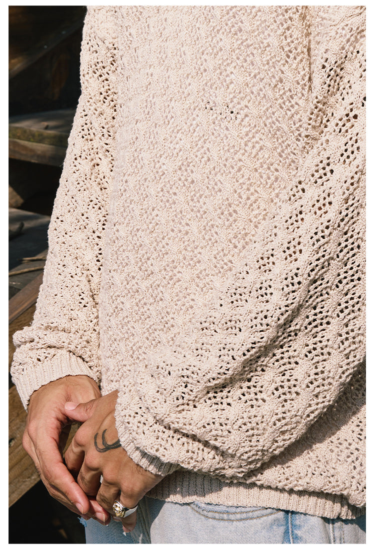 Remedy Mesh Polo Knit Sweater