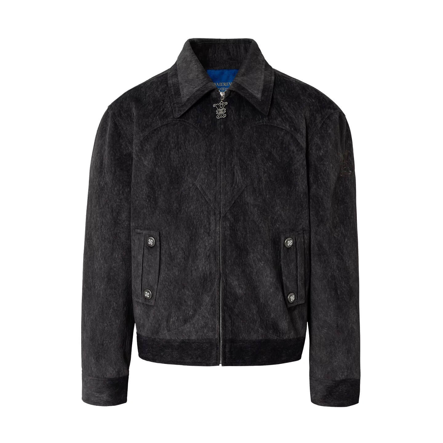 YADcrew Faux Horsehair Racing Jacket