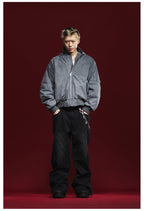 Remedy Multi Zipper Reversible MA-1 Bomber Jacket