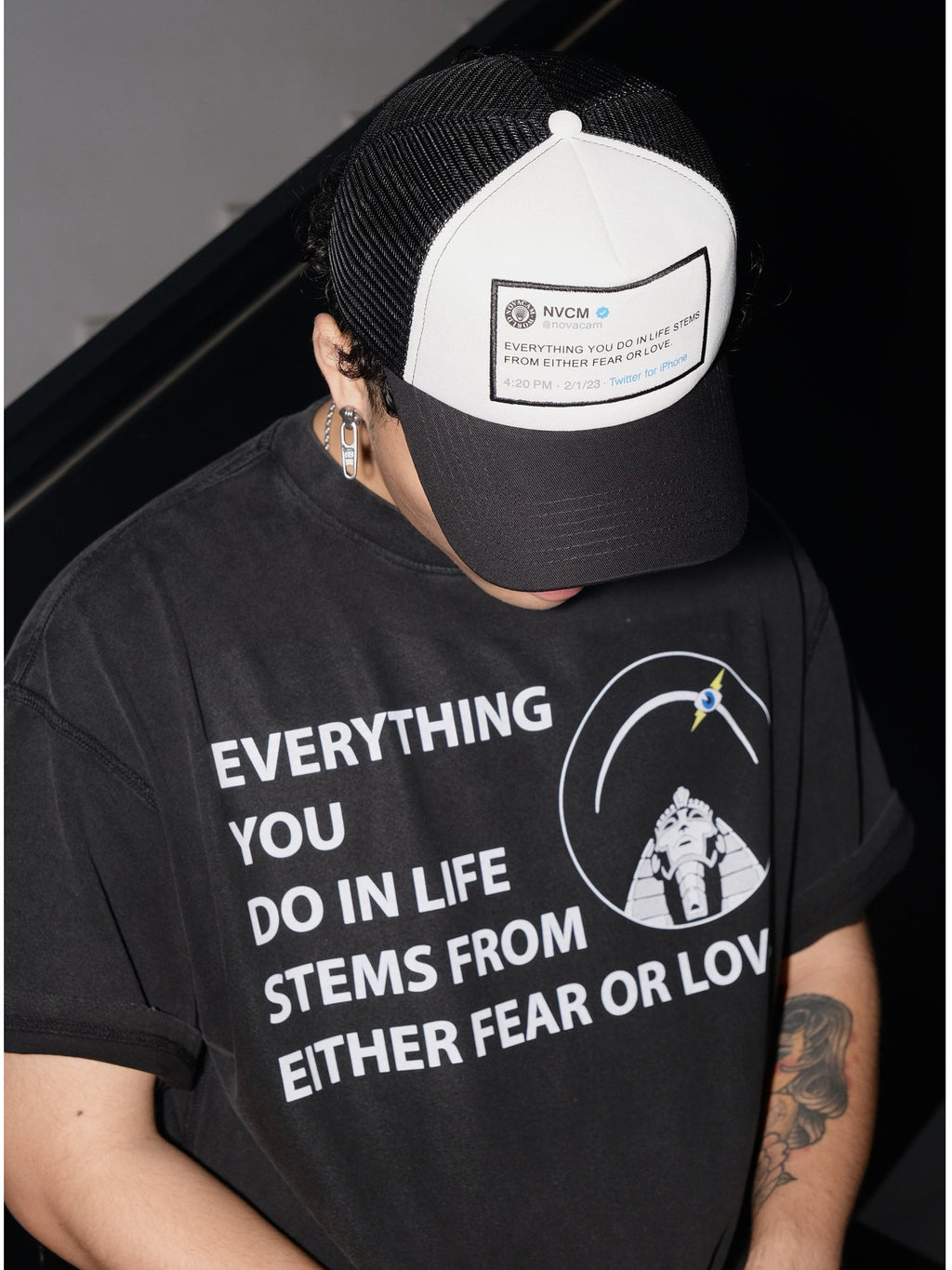 NOVACAM Message Patch Trucker Hat