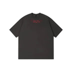 1807 Floral Message Logo 3D Print Distressed Short Sleeve Tee