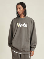 VOTE Basic Hawaiian Flower Sweatshirt