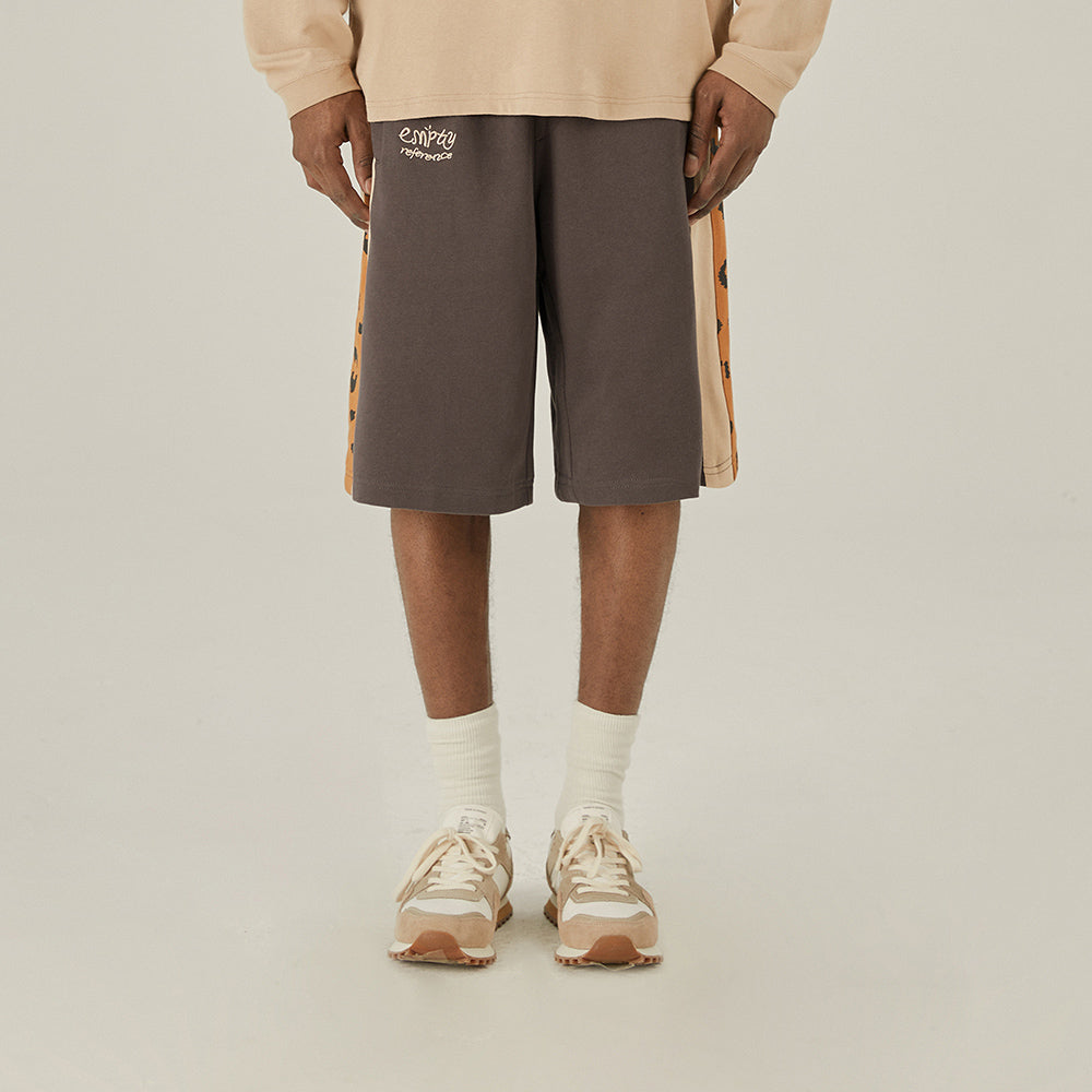 EMPTY REFERENCE Leopard Print Shorts