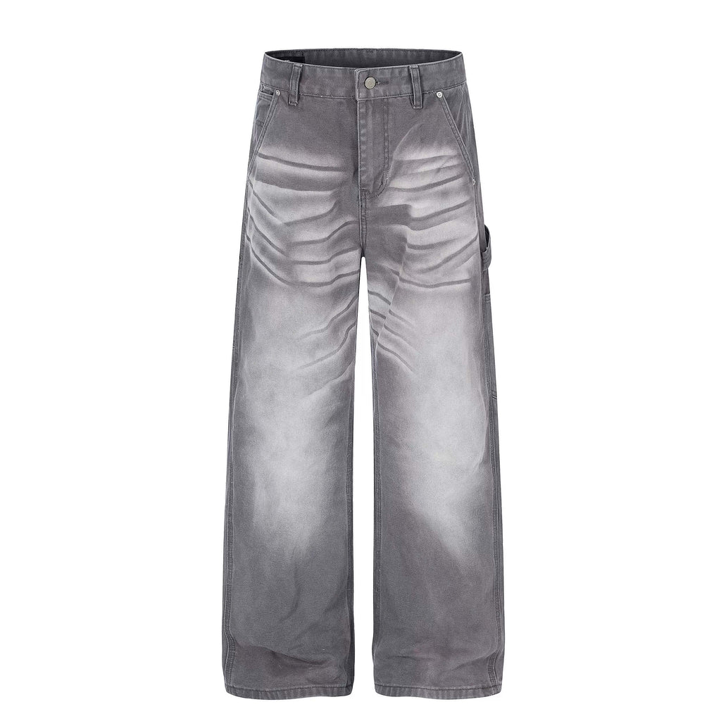 F3F Select Stone Washed Baggy Painter Jeans