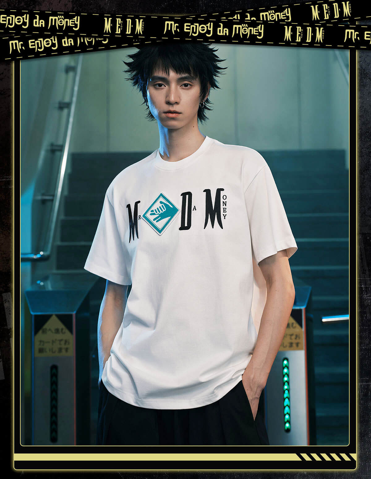 MEDM × Jujutsu Kaisen Character Icon Velcro Tee