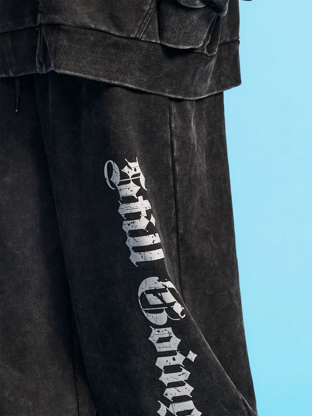 1807 Washed Faded Color Baggy Sweatpants
