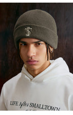 Small Town Kid Basic Logo Embroidery Beanie