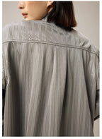 Remedy Silk Striped Long Sleeve Shirt