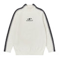 Harsh and Cruel Striped Mohair Logo Knit Sweater