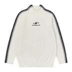 Harsh and Cruel Striped Mohair Logo Knit Sweater