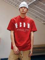MEDM Pearl Lace Patch Embroidery Tee