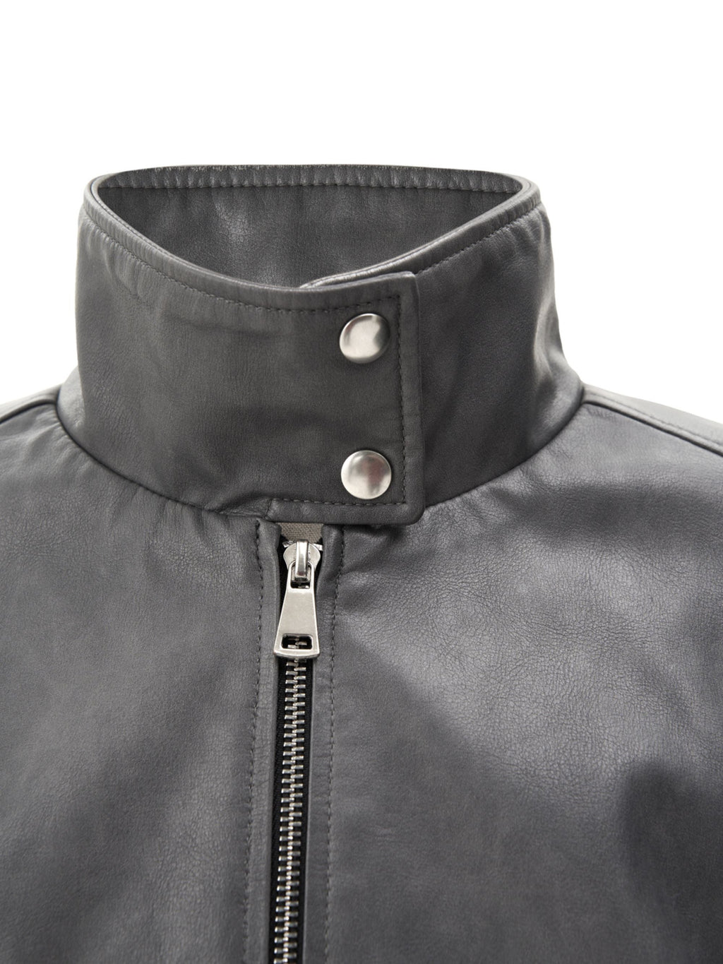 KARMANISTIC Racing Short Leather Jacket