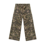 JHYQ Camouflage Drawstring Baggy Cargo Pants