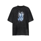 UNDERWATER Vintage Washed Destroyed Print Tee