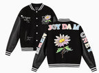 MEDM Daisy Floral Varsity Jacket