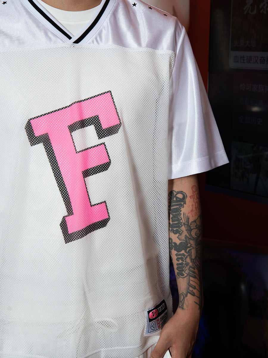 TGFCLUB Color Contrast Mesh Hockey Jersey