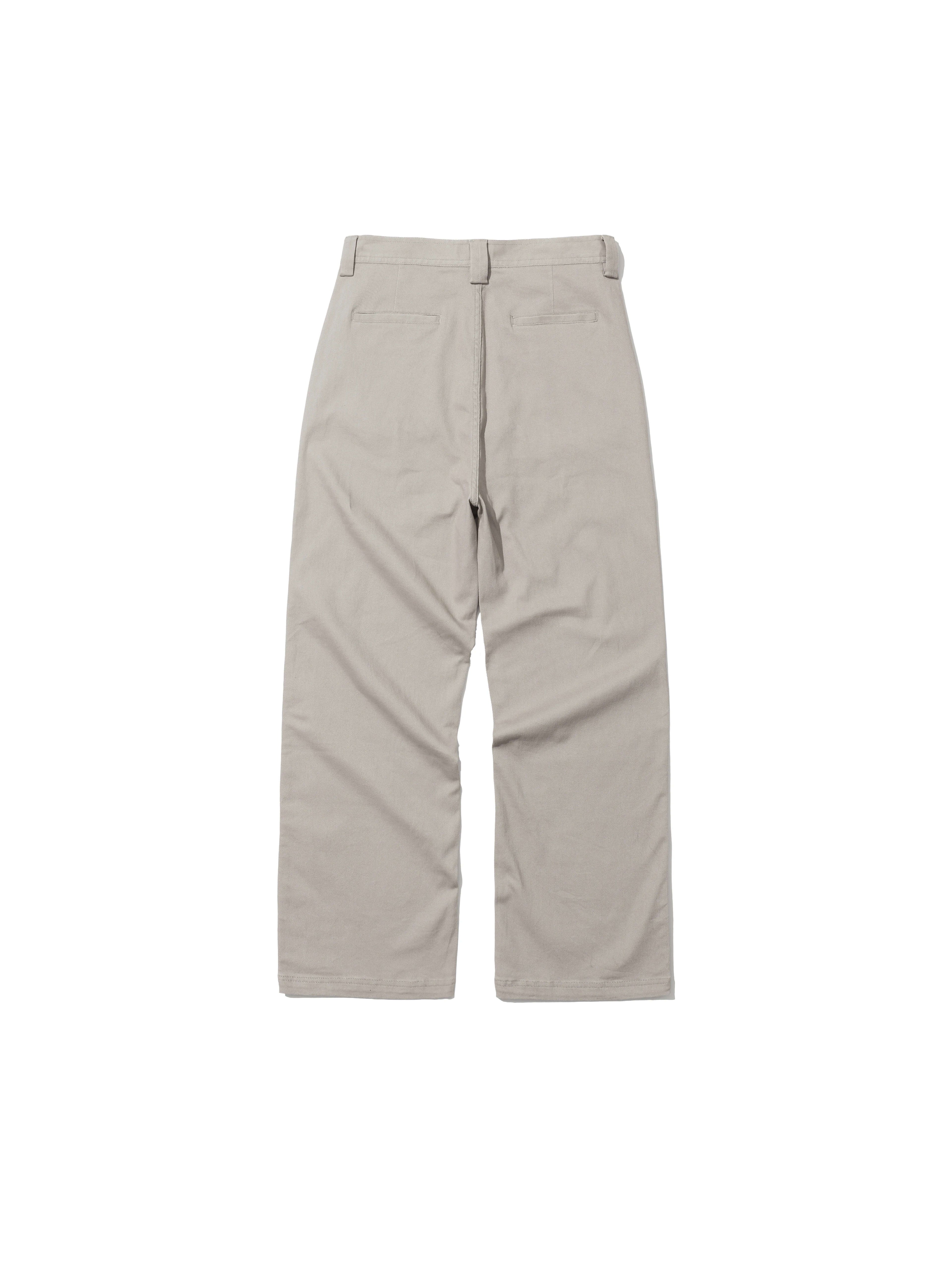 LIBERAFIT Washed Slight Flare Work Chino Pants