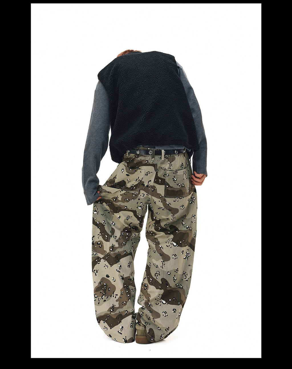 NOVACAM Desert Camouflage Double Knee Work Pants