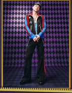 MEDM × JOJO Color Block High Neck Track Jacket