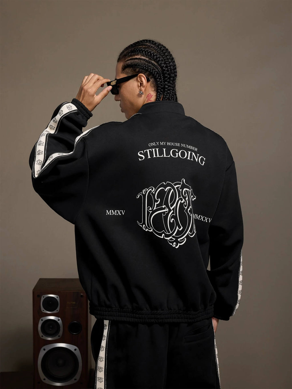 1807 Pegasus Sleeve Tape Track Jacket