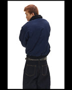 NOVACAM Fur Collar MA-1 Bomber Jacket